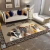Boxer Home Sweet Home Rug Sport Decor Gift Floor Decor Living Room Carpet Rug Area Rug - ef9b20056633