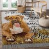Boxer I Fell In Love 2 Rug Sport Decor Gift Floor Decor Living Room Carpet Rug Area Rug - 6451686e378f