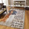 Boxer Ill Always By Your Side Rug Sport Decor Gift Floor Decor Living Room Carpet Rug Area Rug - 0338b132b02a