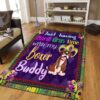 Boxer Just Having Mardi Gras Time Rug Sport Decor Gift Floor Decor Living Room Carpet Rug Area Rug - f0267529faaf