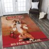 Boxer No Pain No Again Rug Sport Decor Gift Floor Decor Living Room Carpet Rug Area Rug - 11c5832a40ca