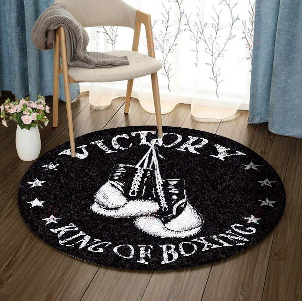 Boxing Round Carpet Floor Rug Living Room Bedroom Decor Round Area Rug Carpet Boxing Round Carpet Floor Rug Living Room Bedroom Decor Round Area Rug Carpet