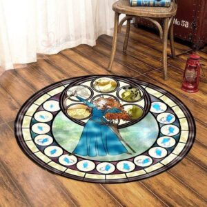 Brave Round Carpet Floor Rug Living Room Bedroom Decor Round Area Rug Carpet