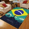 Brazil Rug Sport Decor Gift Floor Decor Living Room Carpet Rug Area Rug - 28cd8db2037f