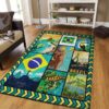Brazil Nature Rug Sport Decor Gift Floor Decor Living Room Carpet Rug Area Rug - 57f69d823581