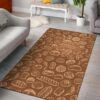 Bread Pattern 3 Rug Sport Decor Gift Floor Decor Living Room Carpet Rug Area Rug - a90e01cd9a3c