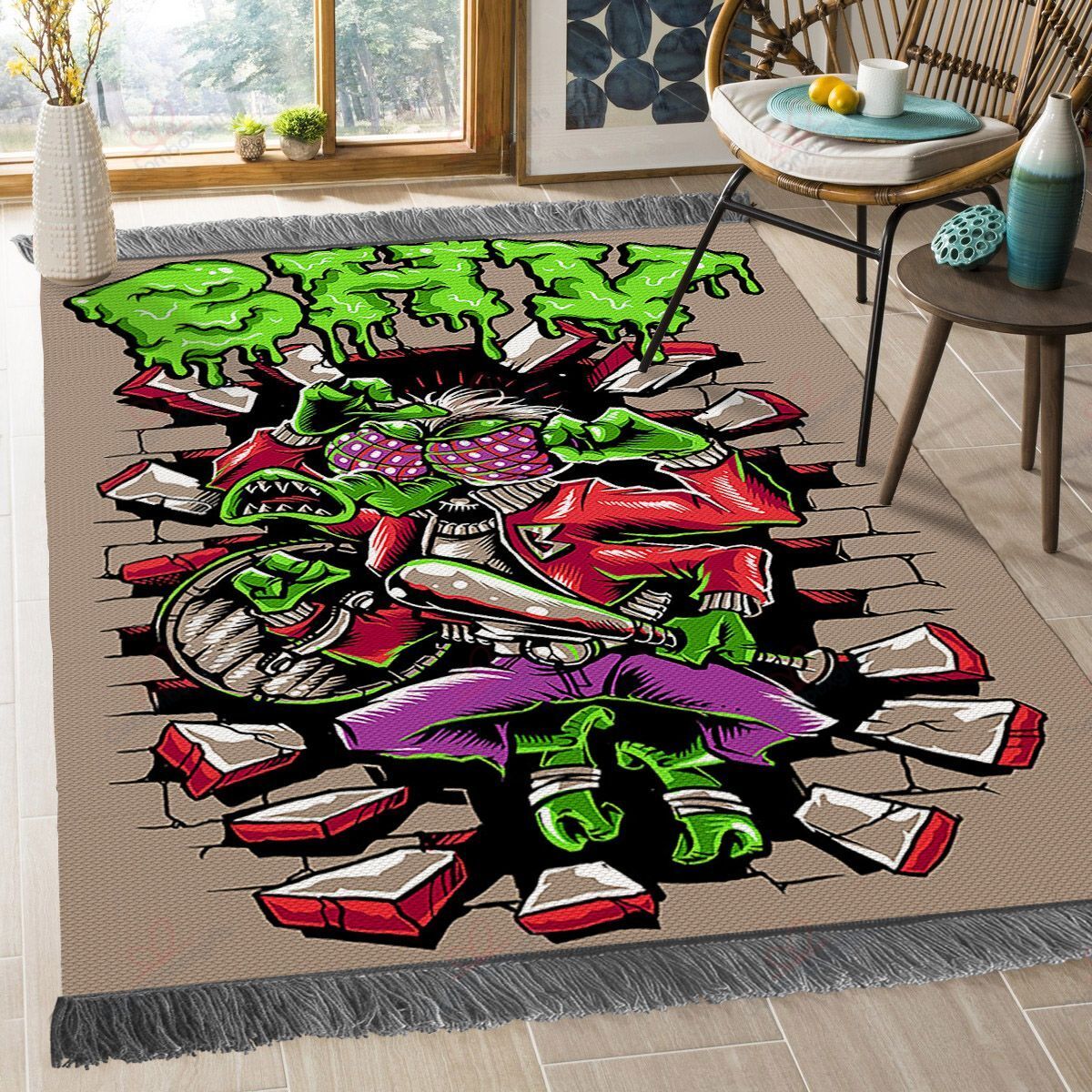Break The Wall Rug Sport Decor Gift Floor Decor Living Room Carpet Rug Area Rug - fd5d237a4267 Break The Wall Rug Sport Decor Gift Floor Decor Living Room Carpet Rug Area Rug - fd5d237a4267