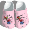 Breast Cancer Awareness Chicken Shoes Crocs Clog – Hope Faith Love Croc Clog For Autism For Mothers Day Gifts