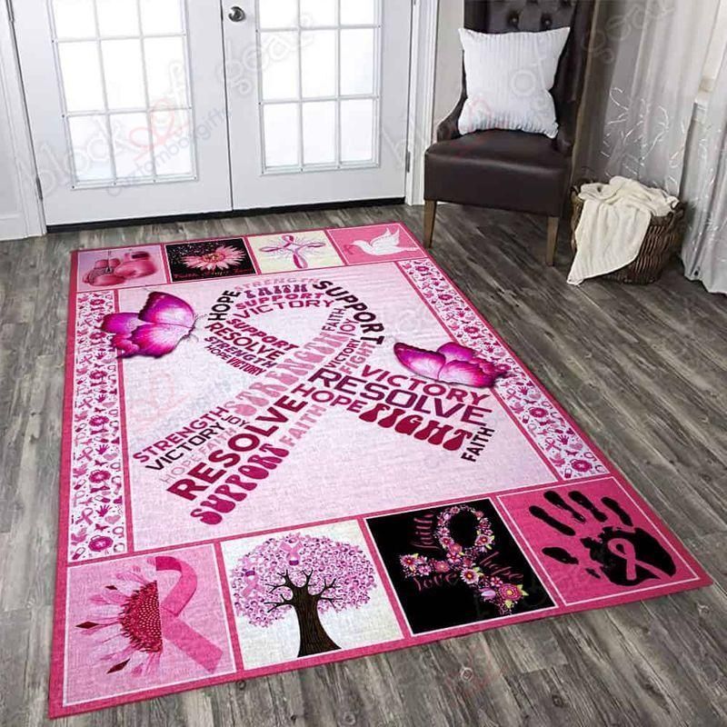 Breast Cancer Awareness Rug Sport Decor Gift Floor Decor Living Room Carpet Rug Area Rug - 547094c5af31 Breast Cancer Awareness Rug Sport Decor Gift Floor Decor Living Room Carpet Rug Area Rug - 547094c5af31