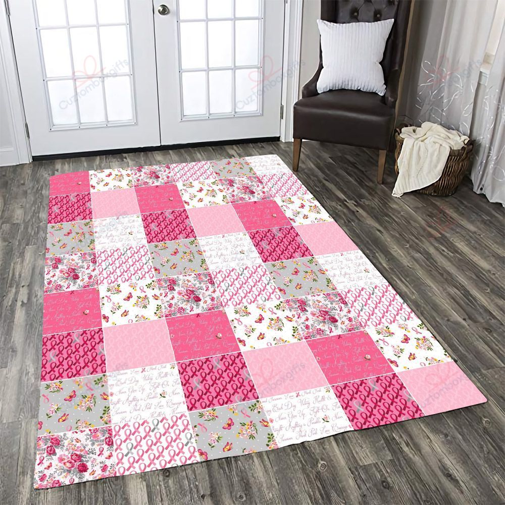 Breast Cancer Awareness Rug Sport Decor Gift Floor Decor Living Room Carpet Rug Area Rug - 0302e0410813 Breast Cancer Awareness Rug Sport Decor Gift Floor Decor Living Room Carpet Rug Area Rug - 0302e0410813