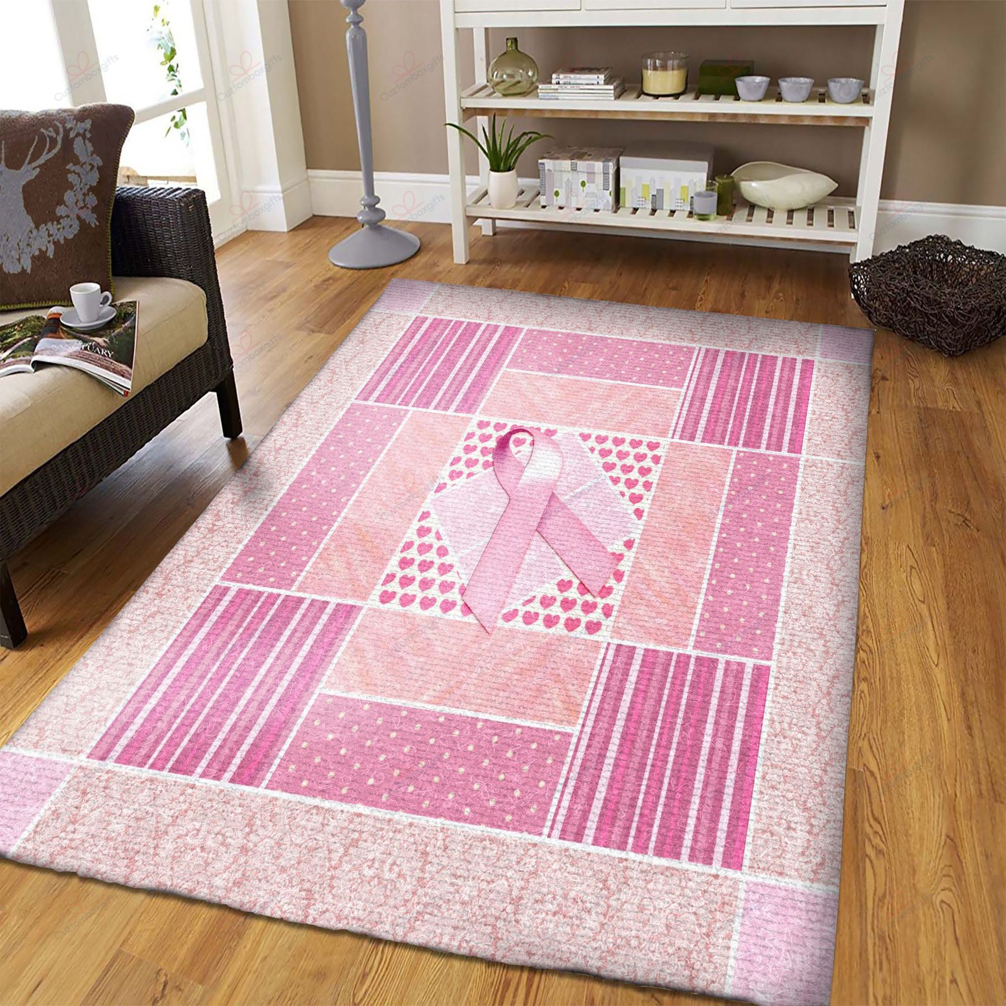 Breast Cancer Rug Sport Decor Gift Floor Decor Living Room Carpet Rug Area Rug - 45d8f991f628 Breast Cancer Rug Sport Decor Gift Floor Decor Living Room Carpet Rug Area Rug - 45d8f991f628