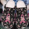 Breast Cancer Personalized Clog Custom Crocs Comfortablefashion Style Comfortable For Women Men Kid Print 3D Breast Cancer Awareness
