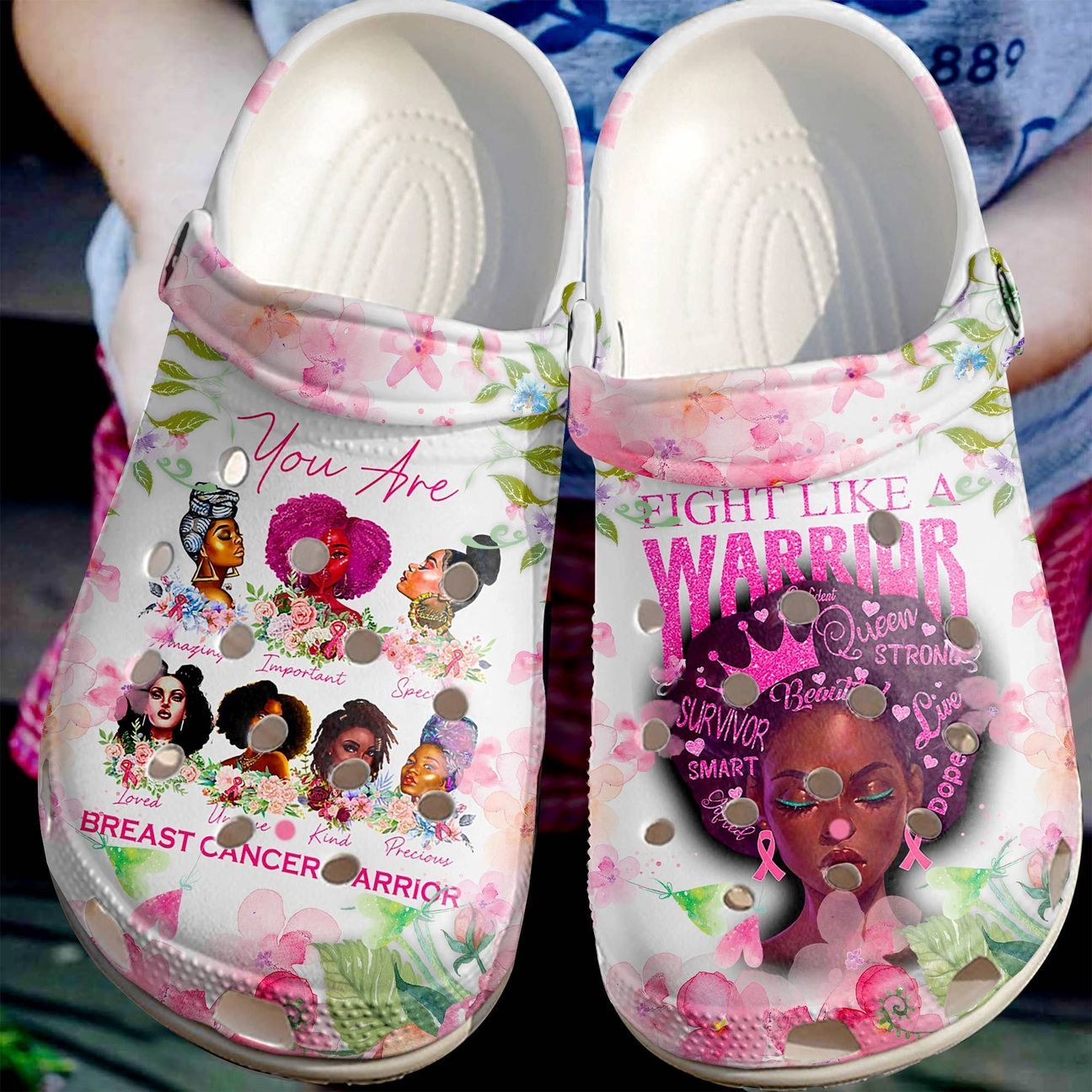 Breast Cancer Personalized Clog Custom Crocs Comfortablefashion Style Comfortable For Women Men Kid Print 3D Fight Like A Warrior Breast Cancer Personalized Clog Custom Crocs Comfortablefashion Style Comfortable For Women Men Kid Print 3D Fight Like A Warrior