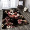 Briar Rose Flowers Rug Sport Decor Gift Floor Decor Living Room Carpet Rug Area Rug - c019e1c1d4b6
