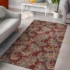 Brick Floral Bohemian Pattern Rug Sport Decor Gift Floor Decor Living Room Carpet Rug Area Rug - bbeec98126f8