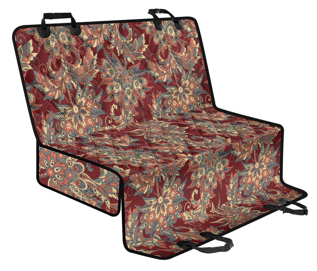 Brick Floral Bohemian Pattern Print Pet Car Back Seat Cover - 71d303cd0b79 Brick Floral Bohemian Pattern Print Pet Car Back Seat Cover - 71d303cd0b79
