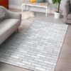 Brick White Rug Sport Decor Gift Floor Decor Living Room Carpet Rug Area Rug - fa97dcb1f961