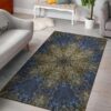 Brine And Barnacle Kaleidoscope Rug Sport Decor Gift Floor Decor Living Room Carpet Rug Area Rug - bbe0b10d9617