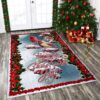 Bringing Christmas Joy Cardinal Rug Sport Decor Gift Floor Decor Living Room Carpet Rug Area Rug - 3f8f97edbc06