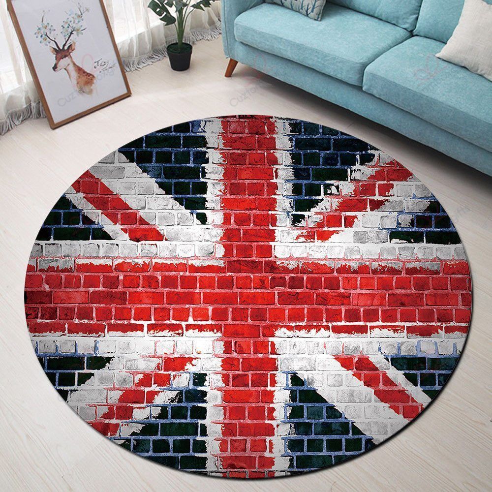 British Flag Round Carpet Floor Rug Living Room Bedroom Decor Round Area Rug Carpet British Flag Round Carpet Floor Rug Living Room Bedroom Decor Round Area Rug Carpet