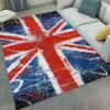 British Flag Swiss Rug Sport Decor Gift Floor Decor Living Room Carpet Rug Area Rug - 034e803a59b8
