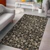 Brocade Flowers Rug Sport Decor Gift Floor Decor Living Room Carpet Rug Area Rug - a57f8640e3af