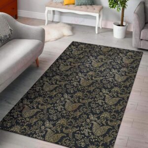 Brocade Pattern Rug Sport Decor Gift Floor Decor Living Room Carpet Rug Area Rug - c21ee5b340e8