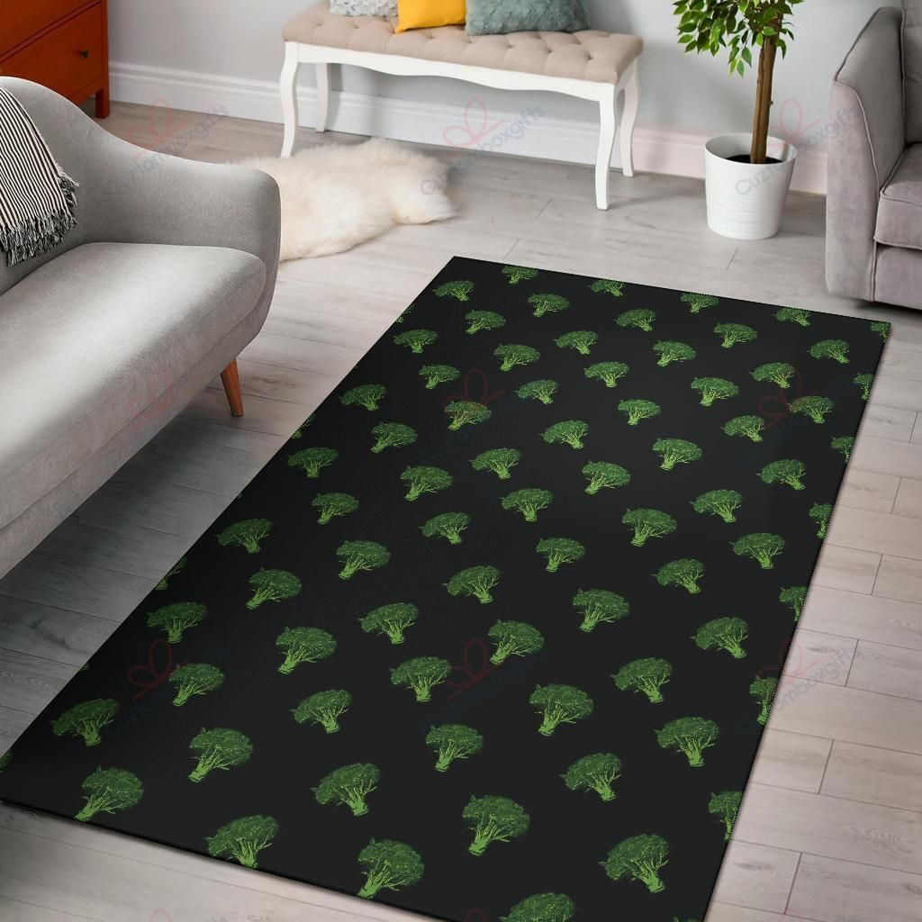 Broccoli Pattern 4 Rug Sport Decor Gift Floor Decor Living Room Carpet Rug Area Rug - d24c2ef727d0 Broccoli Pattern 4 Rug Sport Decor Gift Floor Decor Living Room Carpet Rug Area Rug - d24c2ef727d0