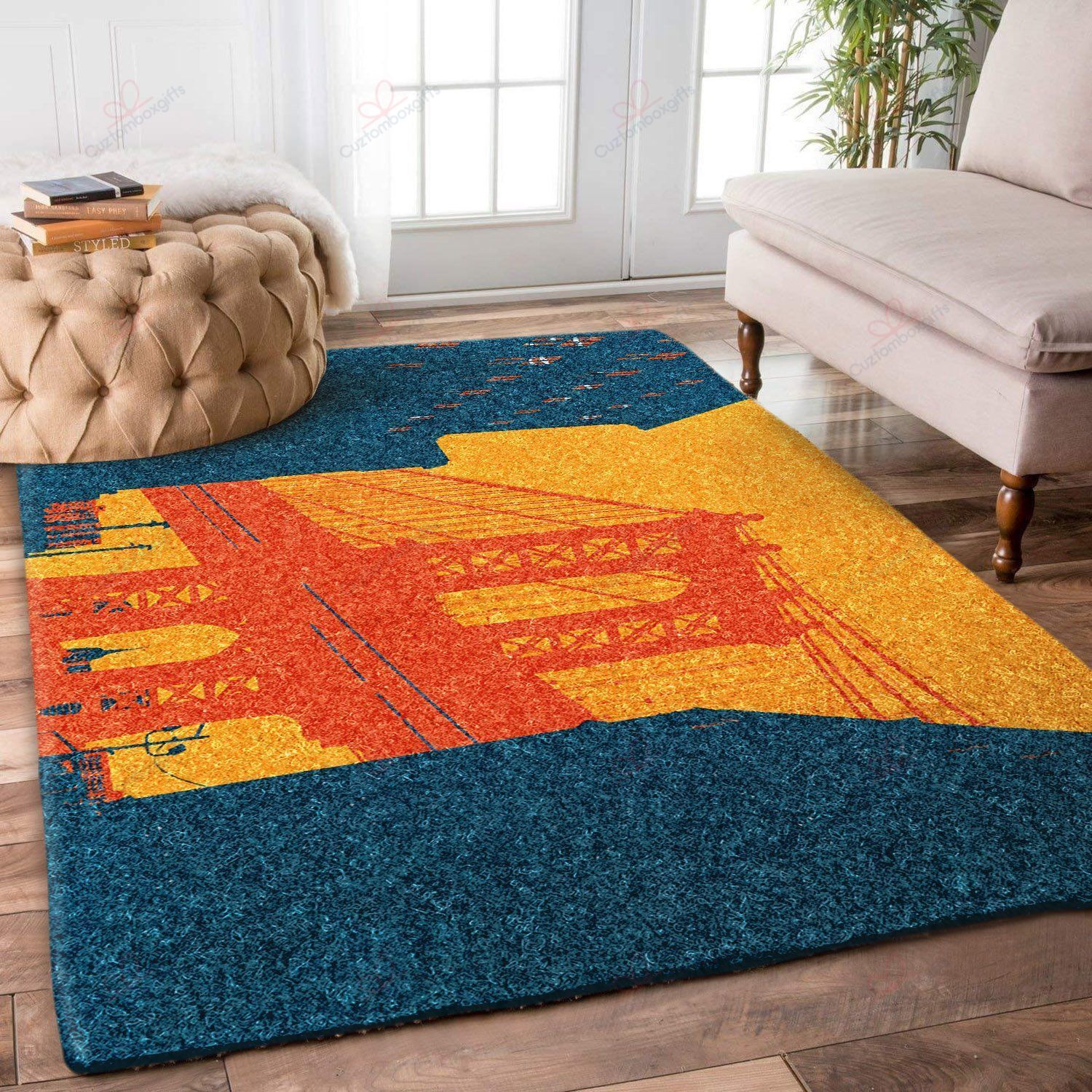 Brooklyn Bridge Rug Sport Decor Gift Floor Decor Living Room Carpet Rug Area Rug - 8e74c4e654b1 Brooklyn Bridge Rug Sport Decor Gift Floor Decor Living Room Carpet Rug Area Rug - 8e74c4e654b1