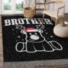 Brother Reindeer Funny Christmas Reindeer Rug Sport Decor Gift Floor Decor Living Room Carpet Rug Area Rug - fa61851cf54a