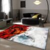 Brown And White Horses Rug Sport Decor Gift Floor Decor Living Room Carpet Rug Area Rug - 470bdf4c0261