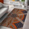 Brown Australia Aboriginal Rug Sport Decor Gift Floor Decor Living Room Carpet Rug Area Rug - 9db417a133d8