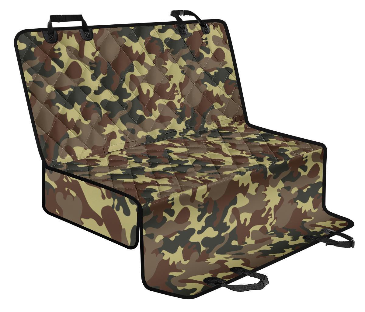 Brown Camouflage Print Pet Car Back Seat Cover - 4eefb66c046f Brown Camouflage Print Pet Car Back Seat Cover - 4eefb66c046f