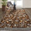 Brown Coffee 2 Rug Sport Decor Gift Floor Decor Living Room Carpet Rug Area Rug - 4cc275abee28