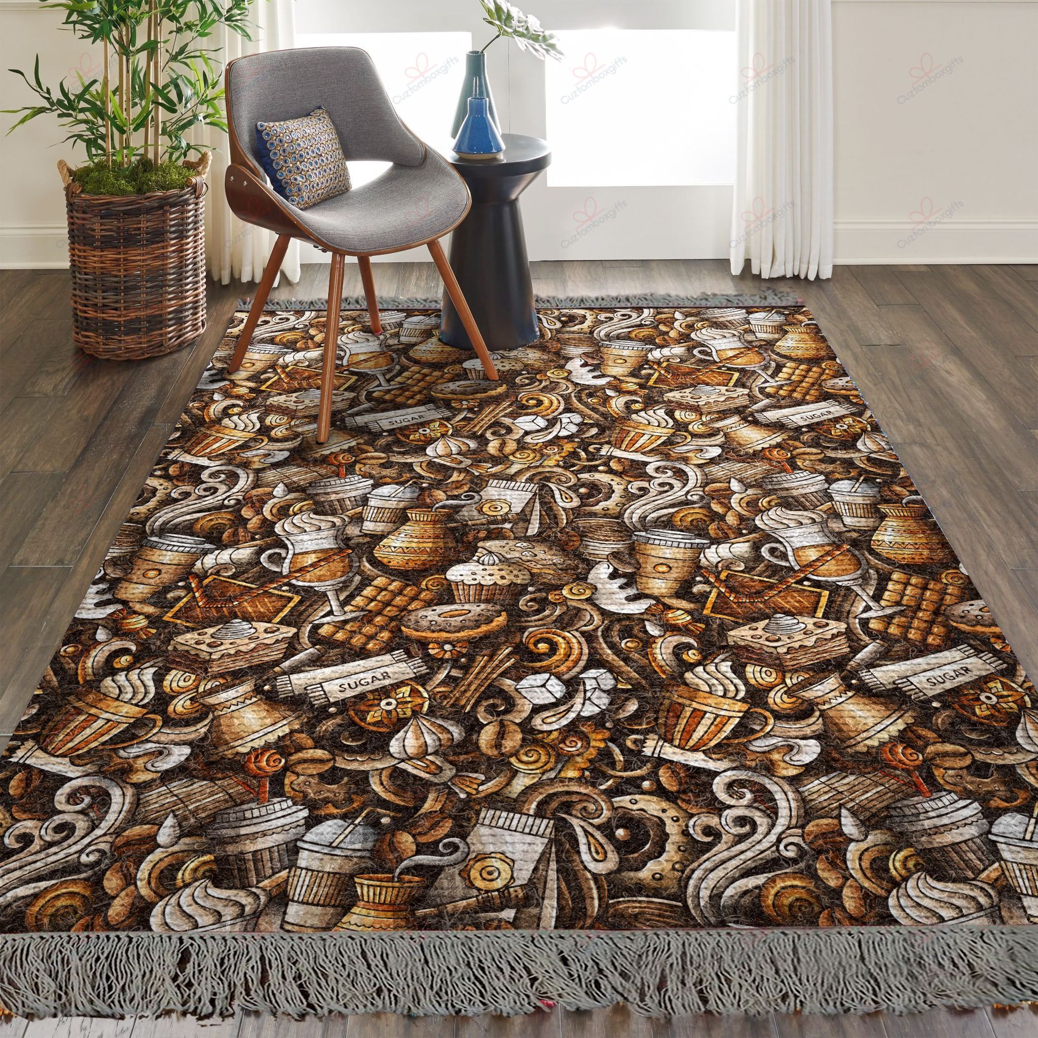 Brown Coffee 2 Rug Sport Decor Gift Floor Decor Living Room Carpet Rug Area Rug - 4cc275abee28 Brown Coffee 2 Rug Sport Decor Gift Floor Decor Living Room Carpet Rug Area Rug - 4cc275abee28