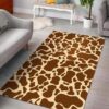 Brown Cow Rug Sport Decor Gift Floor Decor Living Room Carpet Rug Area Rug - be9aaea454ef