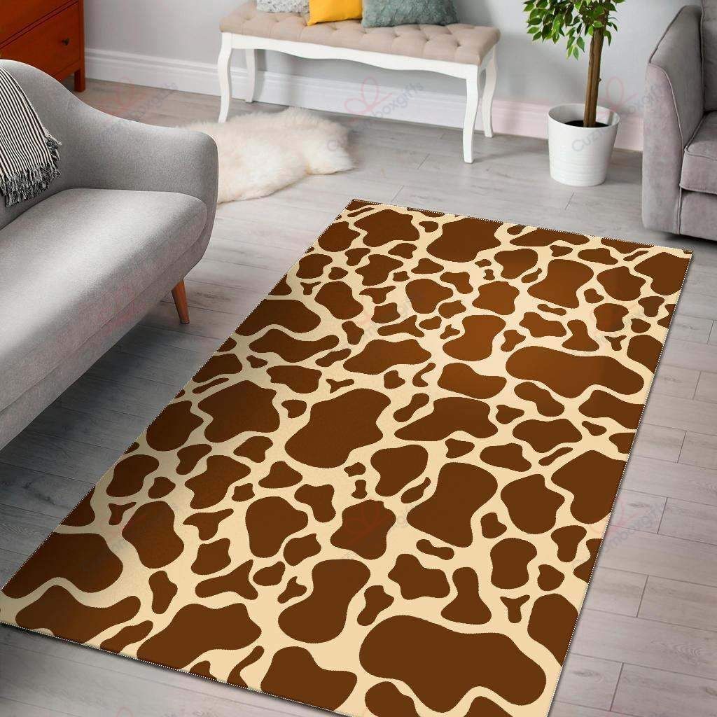 Brown Cow Rug Sport Decor Gift Floor Decor Living Room Carpet Rug Area Rug - be9aaea454ef Brown Cow Rug Sport Decor Gift Floor Decor Living Room Carpet Rug Area Rug - be9aaea454ef