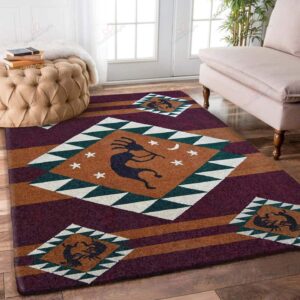 Brown Kokopelli Rug Sport Decor Gift Floor Decor Living Room Carpet Rug Area Rug - e9c2a77f20e6