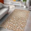 Brown Leopard Rug Sport Decor Gift Floor Decor Living Room Carpet Rug Area Rug - 62c39f28610e