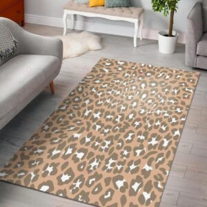 Brown Leopard Rug Sport Decor Gift Floor Decor Living Room Carpet Rug Area Rug - 62c39f28610e
