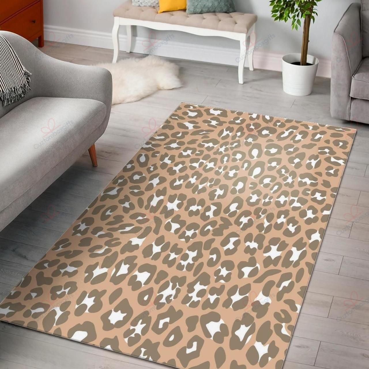Brown Leopard Rug Sport Decor Gift Floor Decor Living Room Carpet Rug Area Rug - 62c39f28610e Brown Leopard Rug Sport Decor Gift Floor Decor Living Room Carpet Rug Area Rug - 62c39f28610e