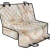 Brown Marble Print Pet Car Back Seat Cover - 63cdfa06d175