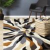 Brown Pattern Rug Sport Decor Gift Floor Decor Living Room Carpet Rug Area Rug - aa471e47c4ee