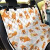 Brown Pomeranian Pattern Car Back Seat Cover Dog Car Seat Covers - bf388bee39ac