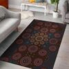 Brown Round Australia Aboriginal Rug Sport Decor Gift Floor Decor Living Room Carpet Rug Area Rug - fdf626dcf10e