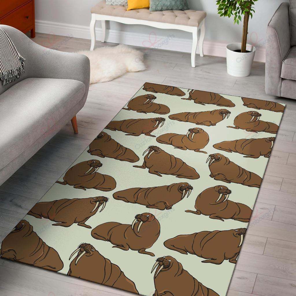 Brown Walrus Rug Sport Decor Gift Floor Decor Living Room Carpet Rug Area Rug - c169428dd6c4 Brown Walrus Rug Sport Decor Gift Floor Decor Living Room Carpet Rug Area Rug - c169428dd6c4