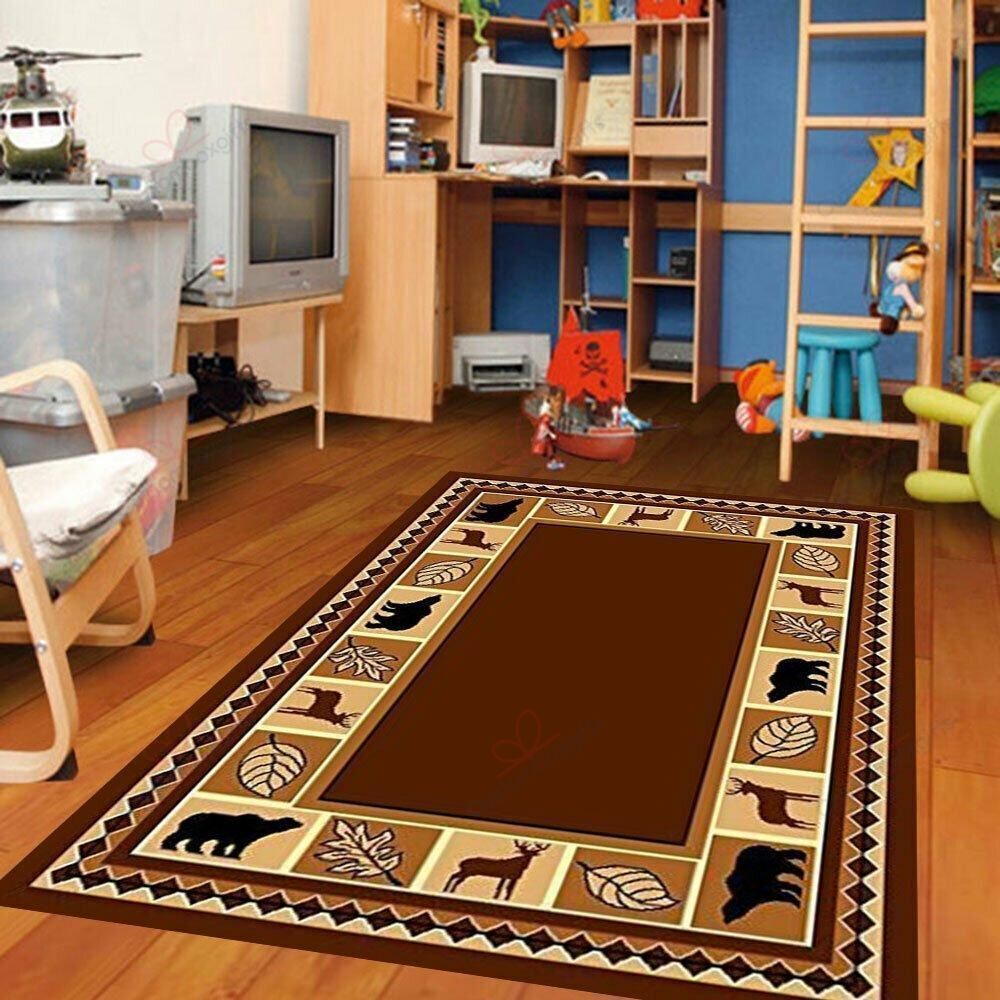 Brown Wildlife Bear Rug Sport Decor Gift Floor Decor Living Room Carpet Rug Area Rug - cac35a45061b Brown Wildlife Bear Rug Sport Decor Gift Floor Decor Living Room Carpet Rug Area Rug - cac35a45061b