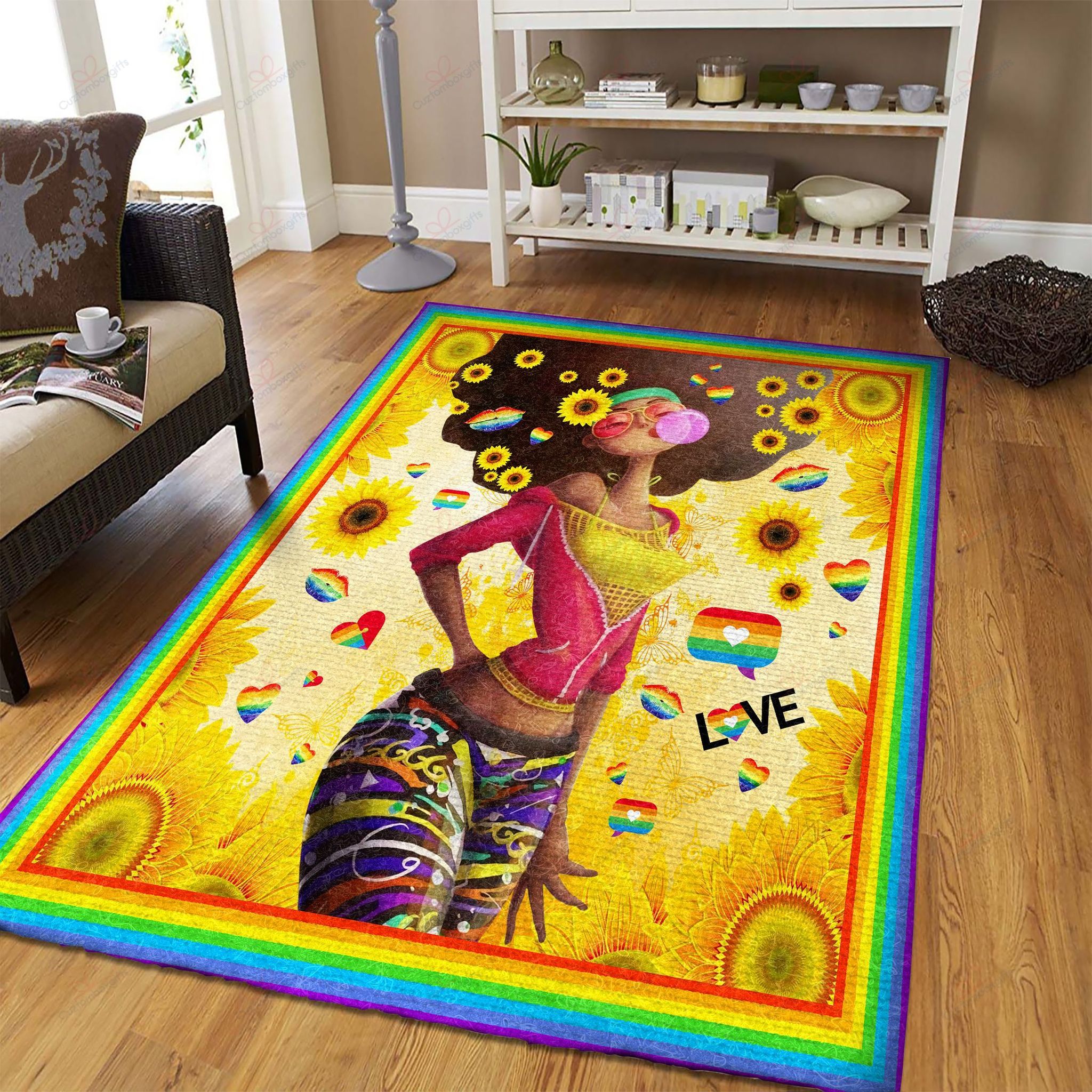 Bubble Lgbt Black Girl Love Rug Sport Decor Gift Floor Decor Living Room Carpet Rug Area Rug - ca1929a86b44 Bubble Lgbt Black Girl Love Rug Sport Decor Gift Floor Decor Living Room Carpet Rug Area Rug - ca1929a86b44
