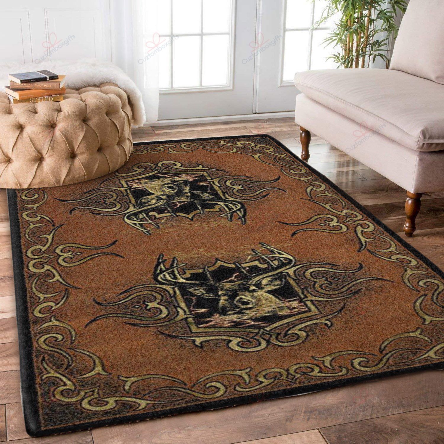 Buckwild Pattern Rug Sport Decor Gift Floor Decor Living Room Carpet Rug Area Rug - ebc5151b55eb Buckwild Pattern Rug Sport Decor Gift Floor Decor Living Room Carpet Rug Area Rug - ebc5151b55eb