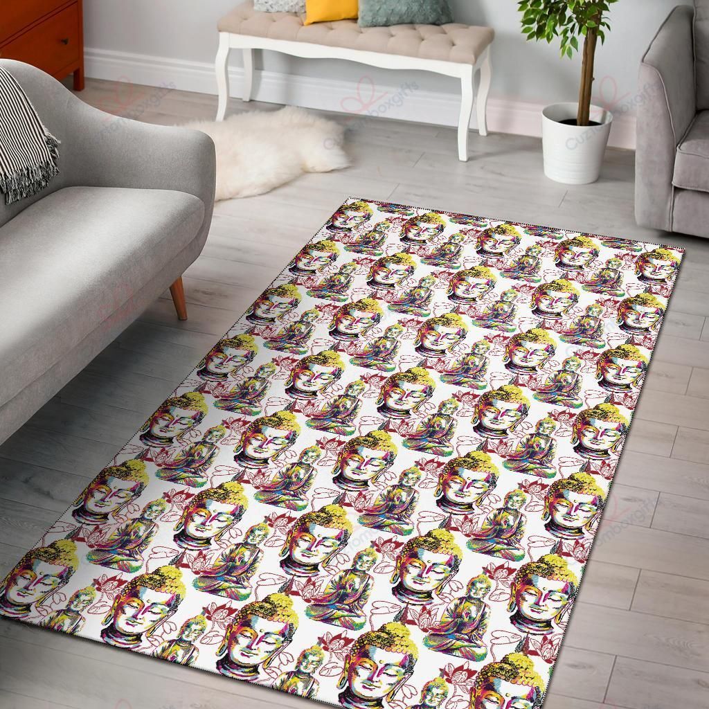 Buddha Pattern 6 Rug Sport Decor Gift Floor Decor Living Room Carpet Rug Area Rug - 82fa003f0250 Buddha Pattern 6 Rug Sport Decor Gift Floor Decor Living Room Carpet Rug Area Rug - 82fa003f0250